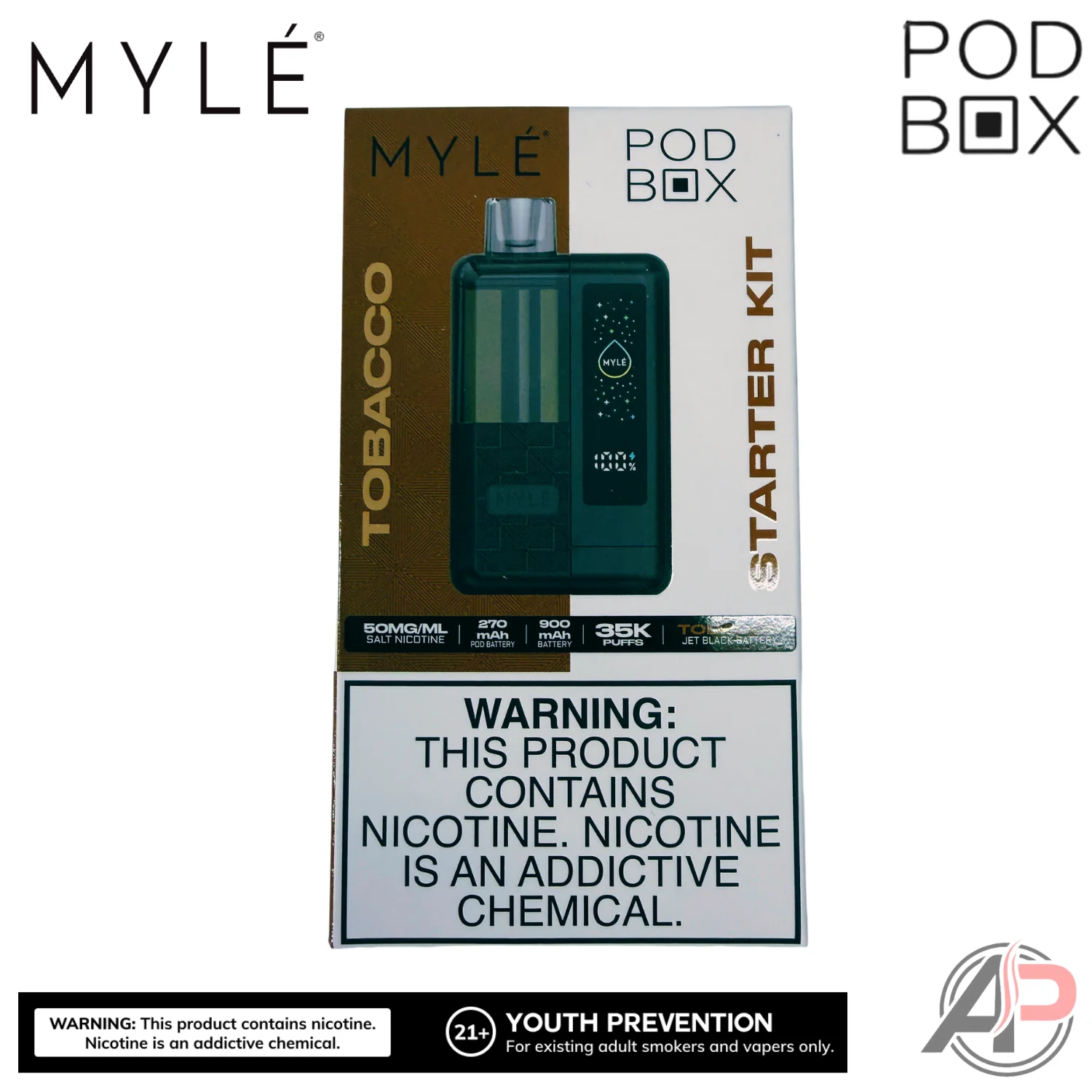 Myle Pod Box 35,000 Puffs Disposable Vape Device Kit - Image 9