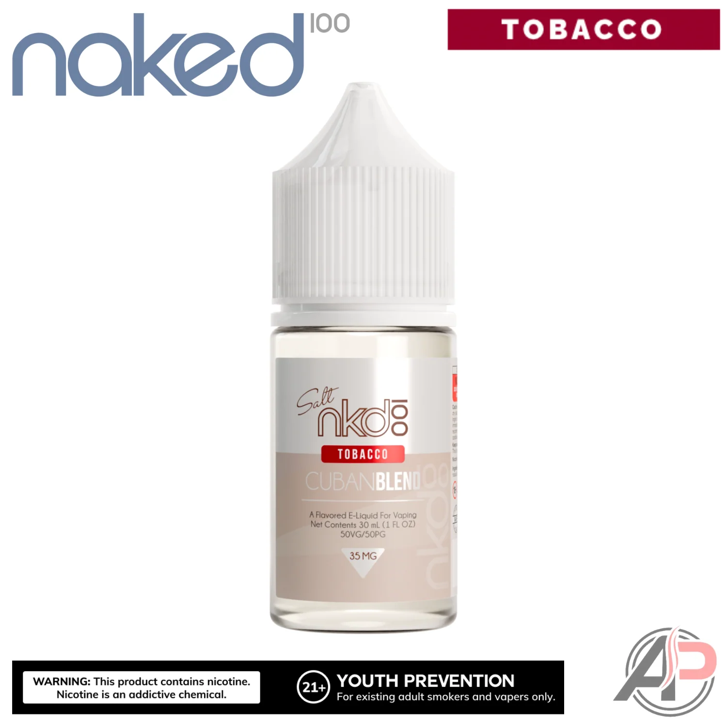 Naked 100 Cuban Blend Salt Nicotine E-Liquid 30mL - Image 3