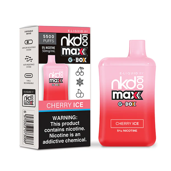 Naked 100 Max G-Box 5500 Puffs Disposable Vape - Image 3