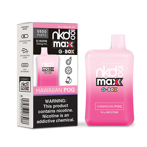 Naked 100 Max G-Box 5500 Puffs Disposable Vape - Image 4