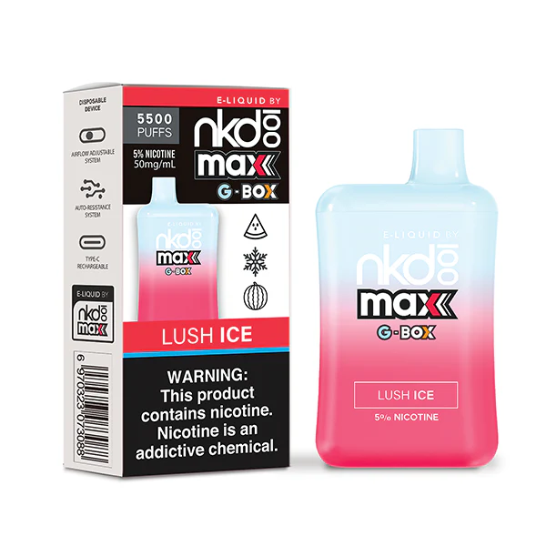 Naked 100 Max G-Box 5500 Puffs Disposable Vape - Image 5