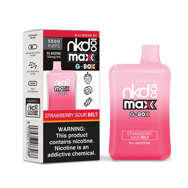 Naked 100 Max G-Box 5500 Puffs Disposable Vape - Image 8