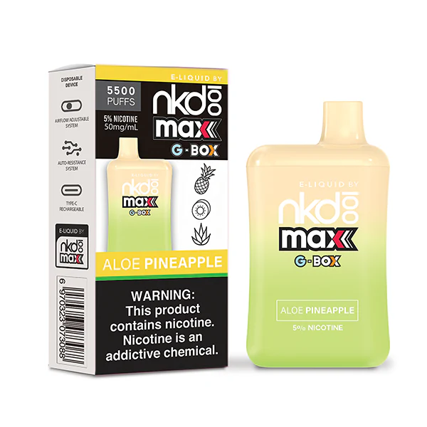 Naked 100 Max G-Box 5500 Puffs Disposable Vape - Image 9