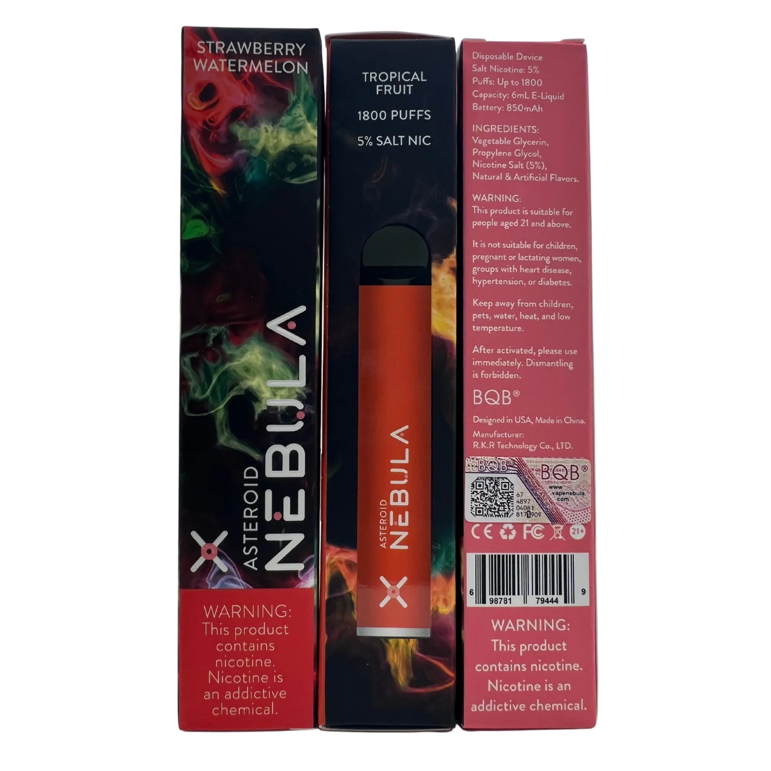 Nebula Asteroid 1800 Puffs Disposable Vape Device - Image 17