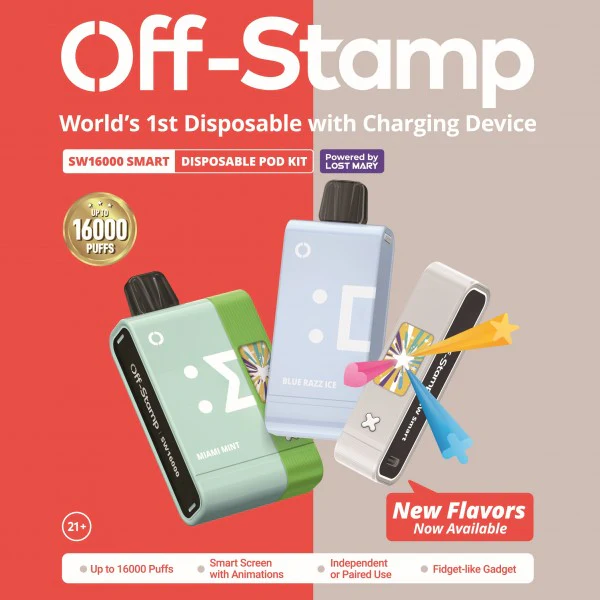 Off-Stamp SW16000 Disposable Vape Smart Kit Device - Image 2