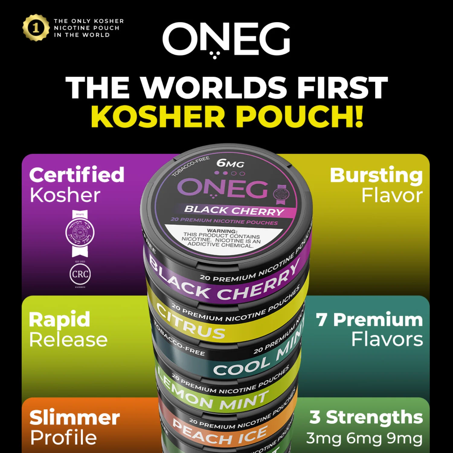 Oneg Kosher Nicotine Pouches - Image 3