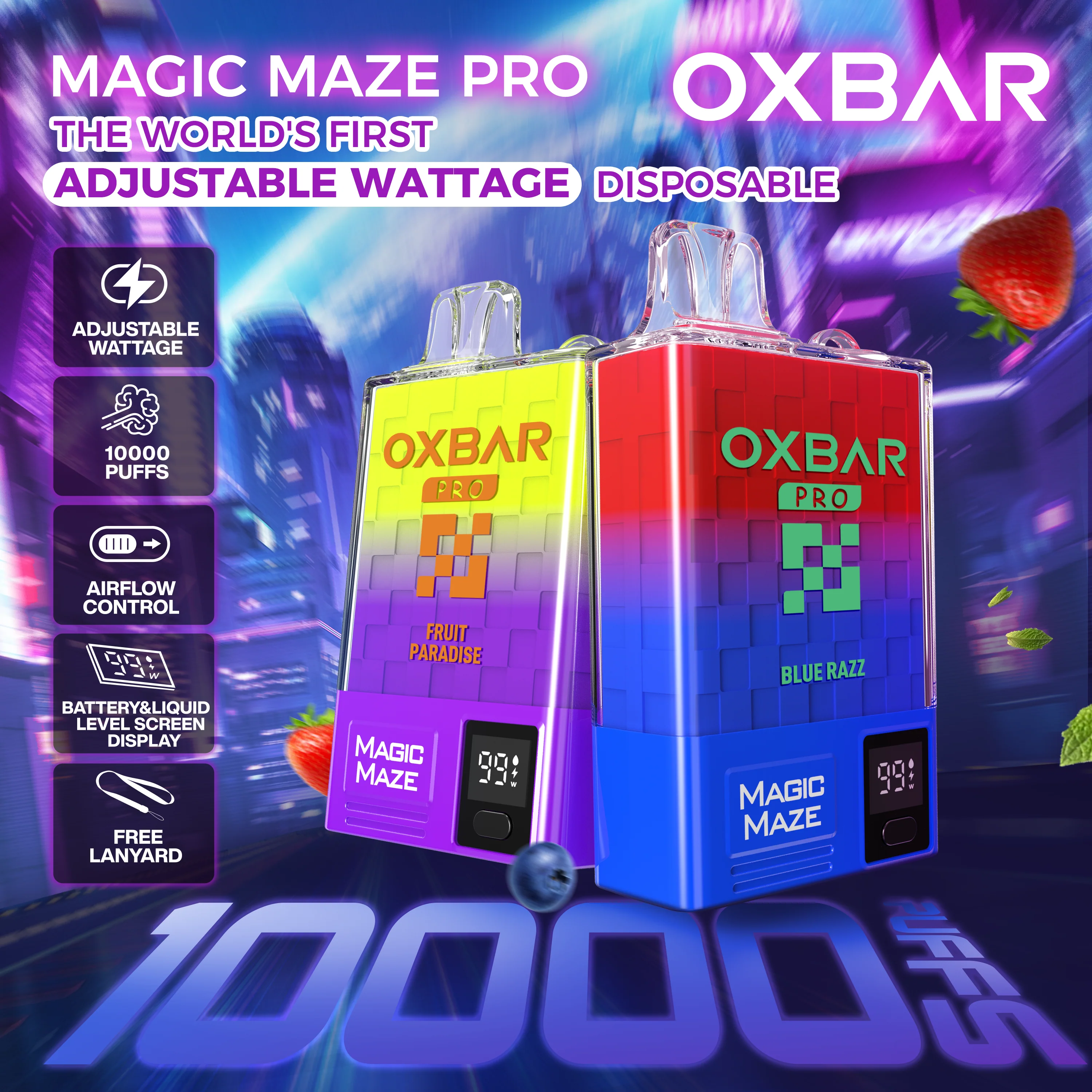 Oxbar Magic Maze Pro 10000 Puff Disposable Vape Device - Image 5