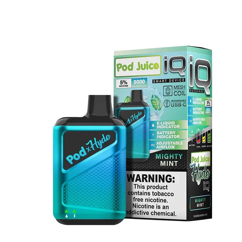 Pod Juice Hyde IQ 5000 Puffs Disposable Vape Device - Image 13
