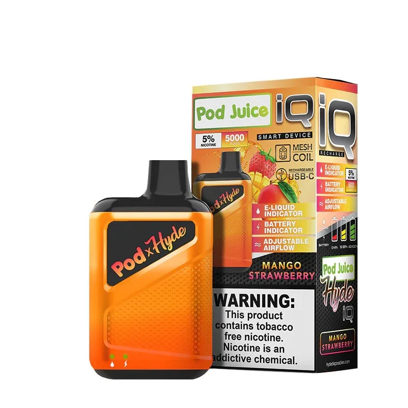 Pod Juice Hyde IQ 5000 Puffs Disposable Vape Device - Image 17
