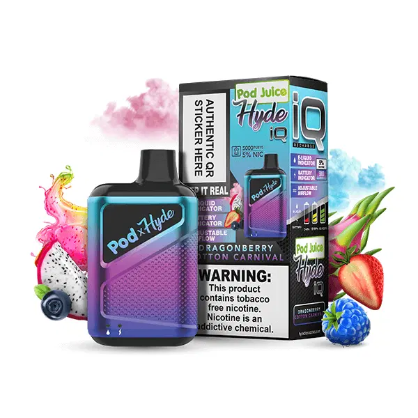 Pod Juice Hyde IQ 5000 Puffs Disposable Vape Device - Image 8