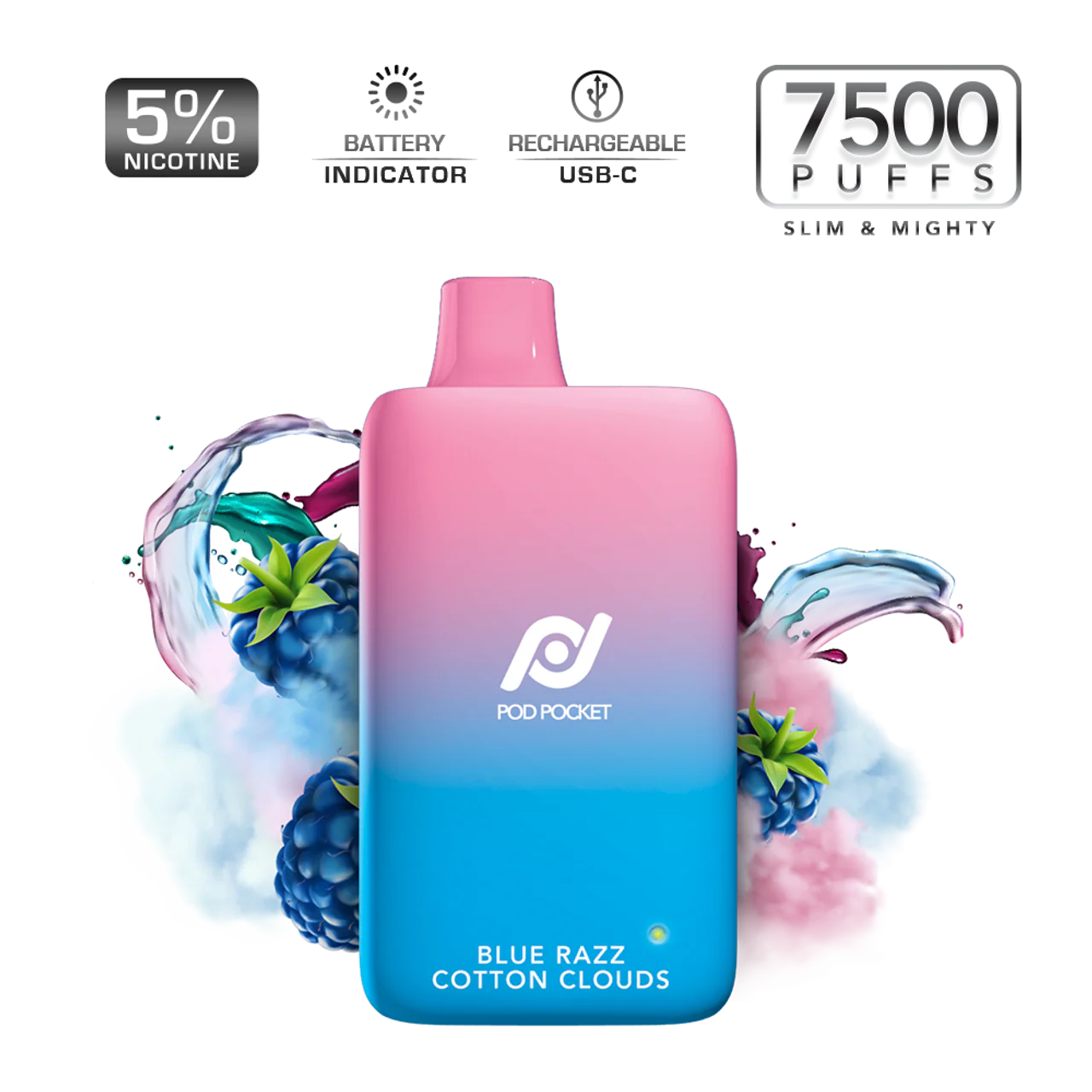 Pod Juice Pod Pocket 7500 Puffs Disposable Vape Device - Image 10