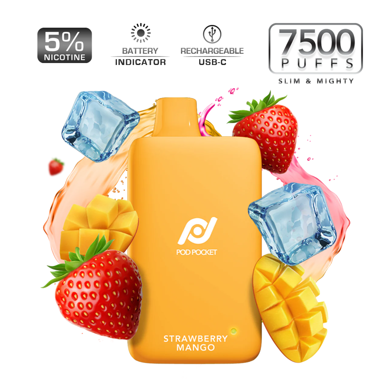 Pod Juice Pod Pocket 7500 Puffs Disposable Vape Device - Image 12
