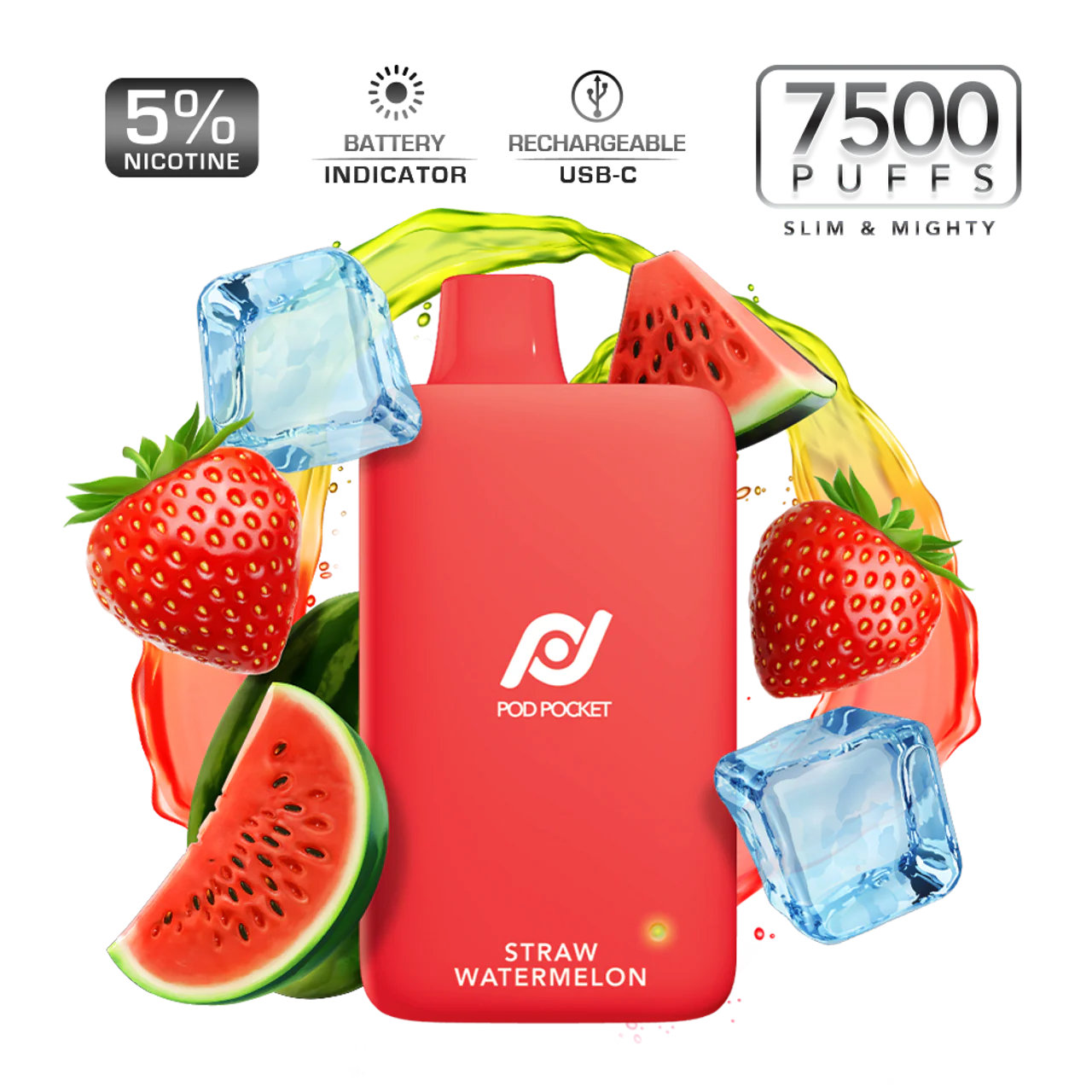 Pod Juice Pod Pocket 7500 Puffs Disposable Vape Device - Image 13