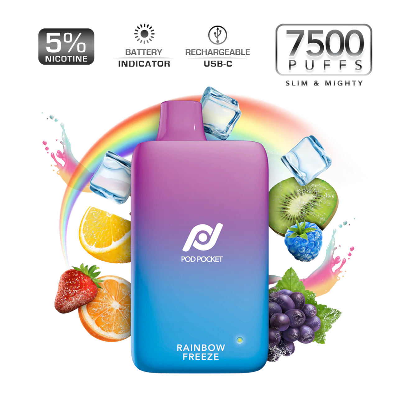 Pod Juice Pod Pocket 7500 Puffs Disposable Vape Device - Image 3