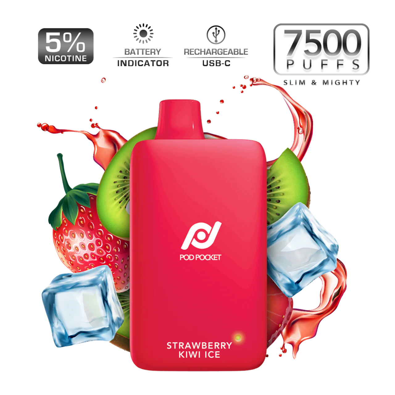 Pod Juice Pod Pocket 7500 Puffs Disposable Vape Device - Image 6