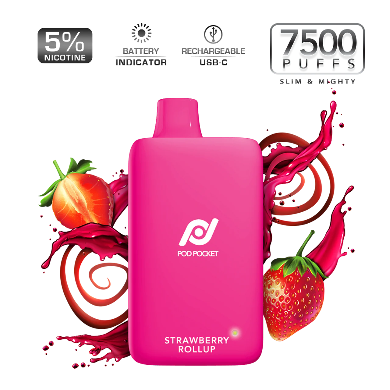 Pod Juice Pod Pocket 7500 Puffs Disposable Vape Device - Image 7
