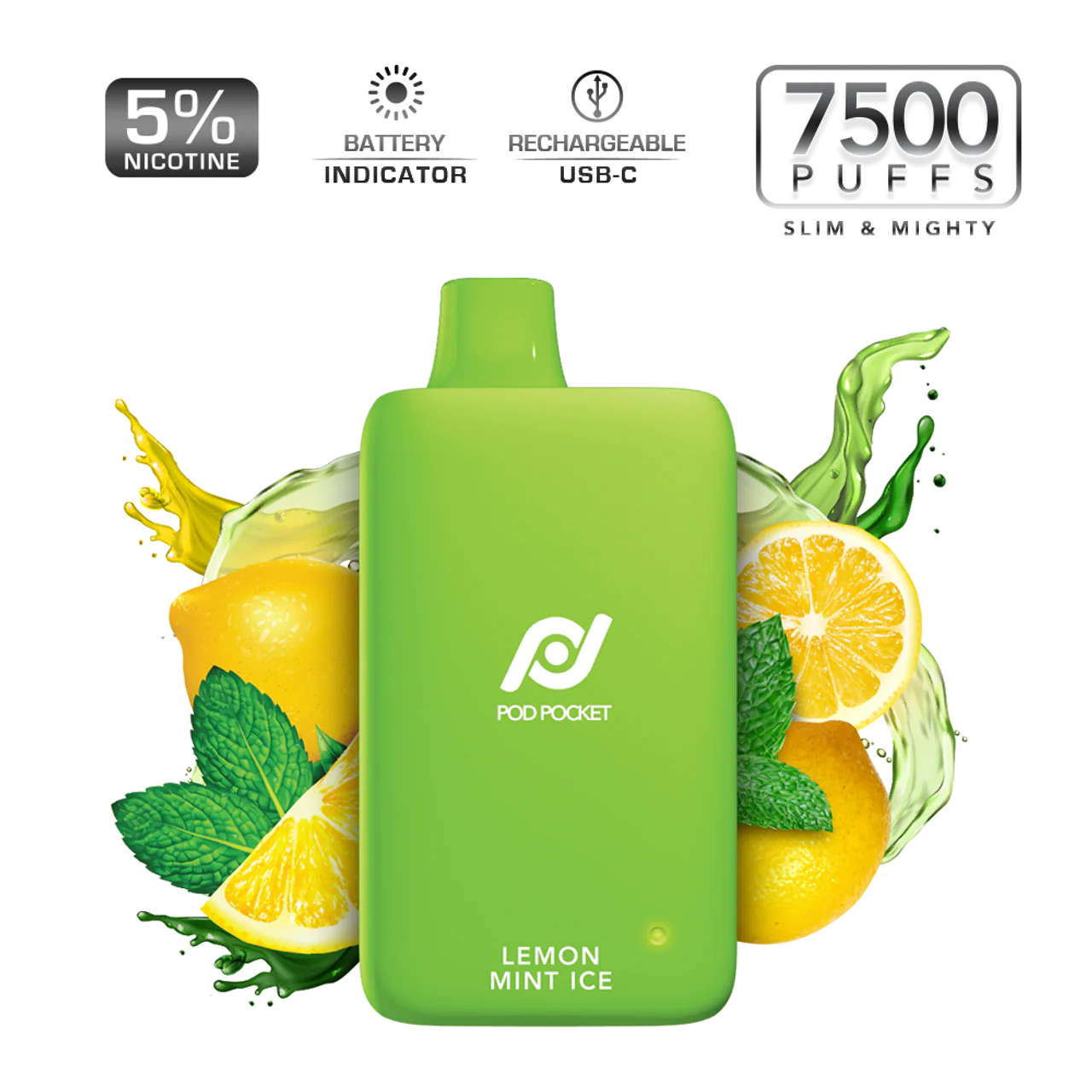 Pod Juice Pod Pocket 7500 Puffs Disposable Vape Device - Image 9