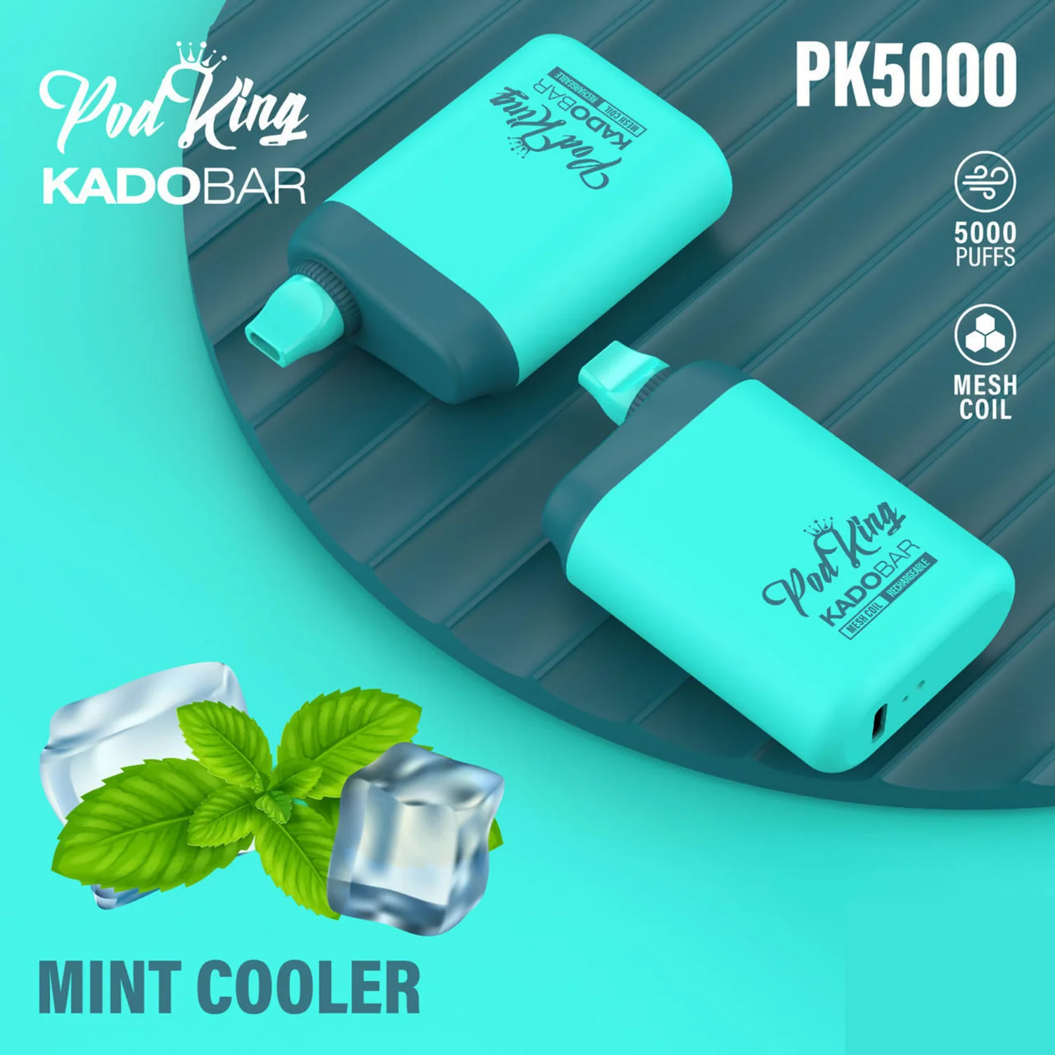 Pod King x Kado Bar PK5000 Puffs Disposable Vape Device - Image 2