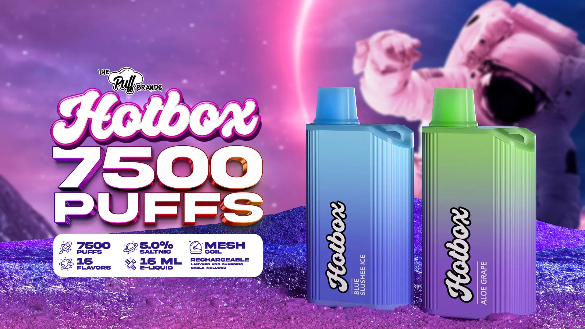 Puff Hotbox 7500 Puffs Disposable Vape Device - Image 4