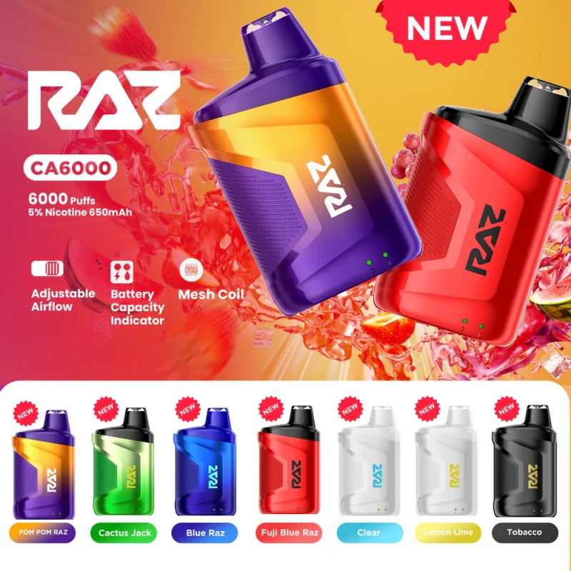 Raz CA6000 6K Puffs Vape - Image 12