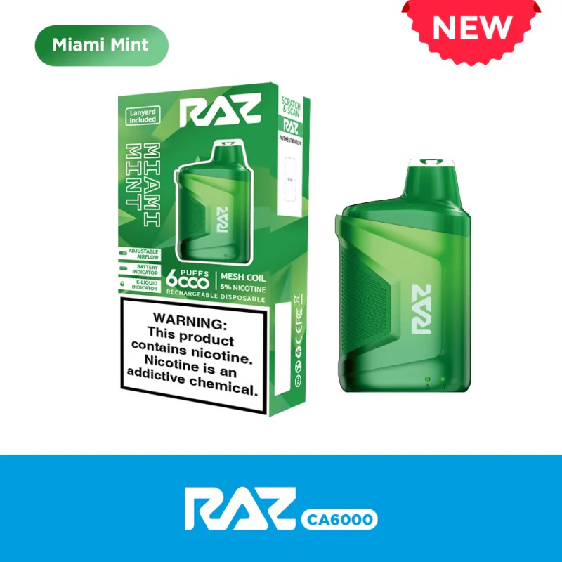 Raz CA6000 6K Puffs Vape - Image 5