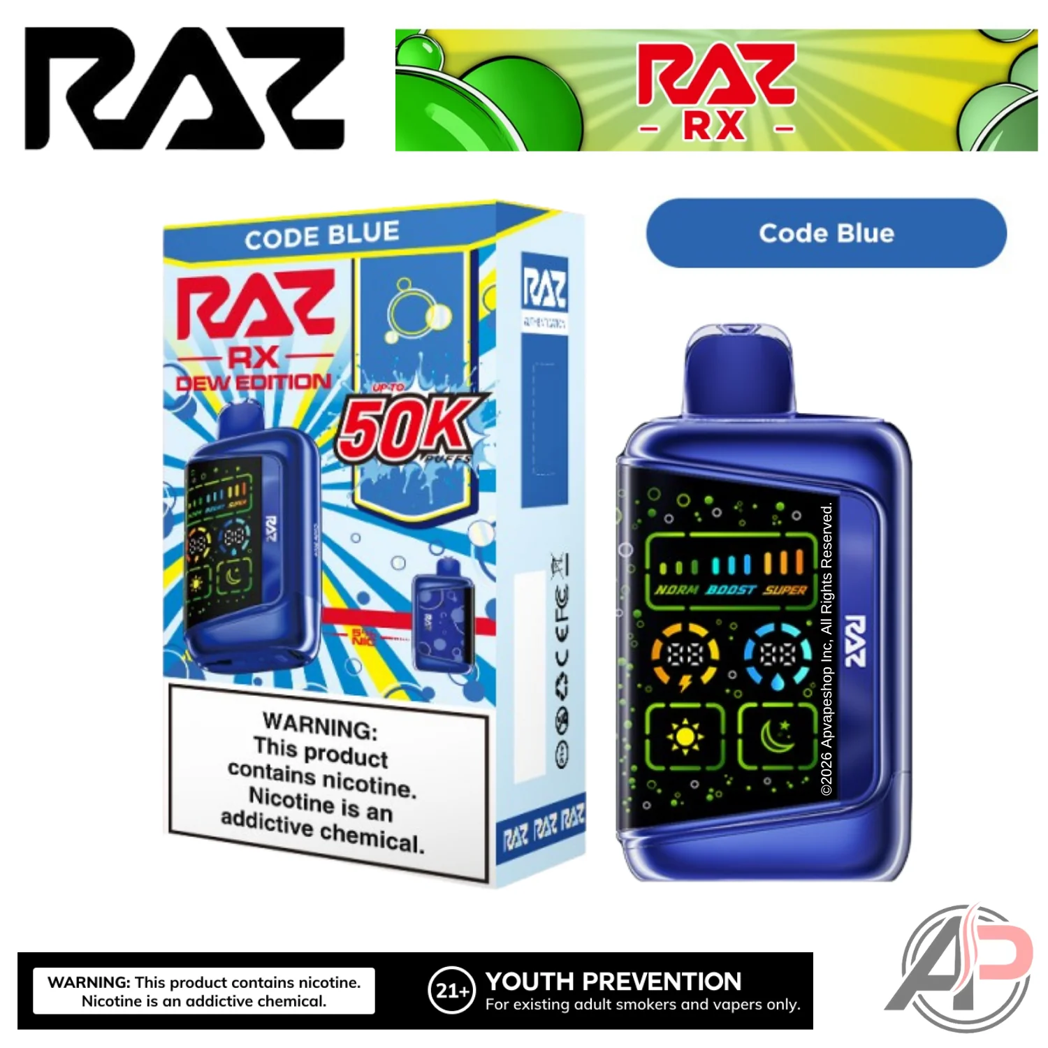 Raz RX50k Puffs Disposable Vape Device - Image 3