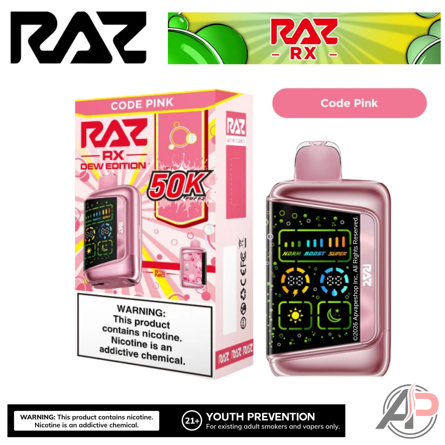 Raz RX50k Puffs Disposable Vape Device - Image 6
