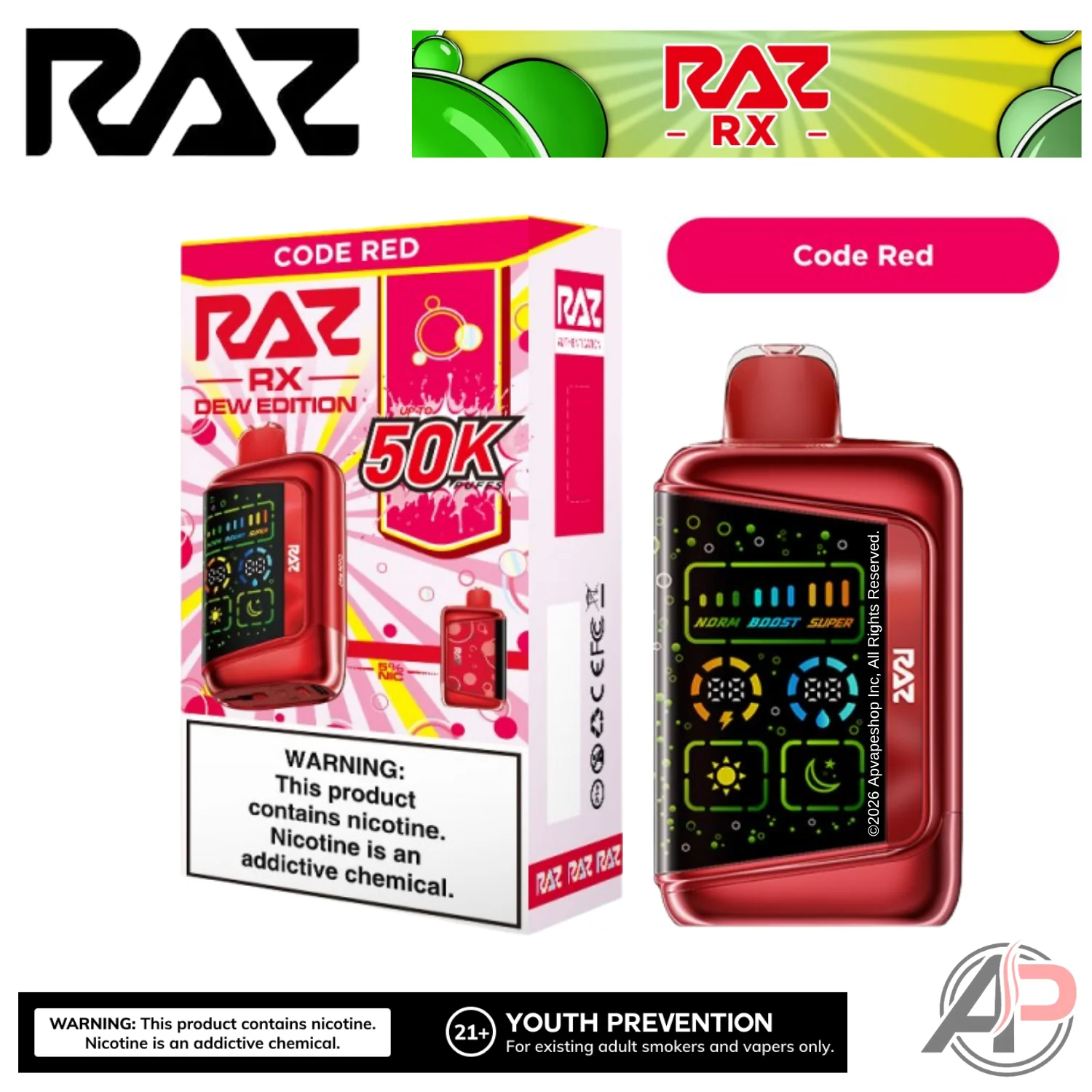 Raz RX50k Puffs Disposable Vape Device - Image 7