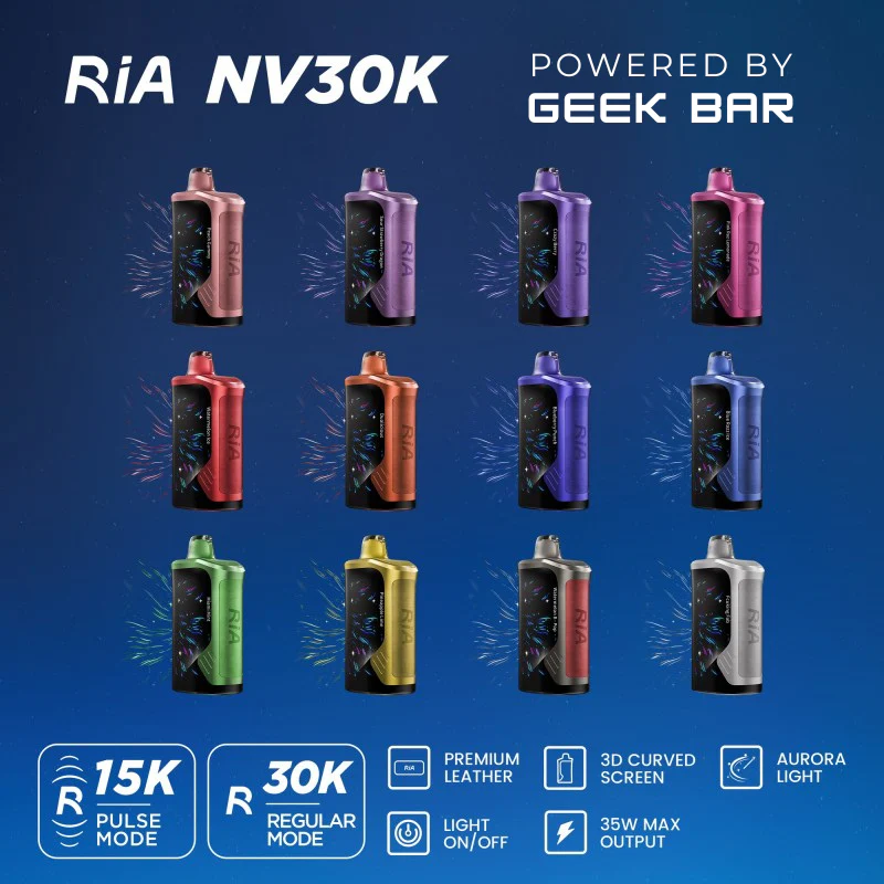 Ria NV30k Puffs Disposable Vape Device - Image 3