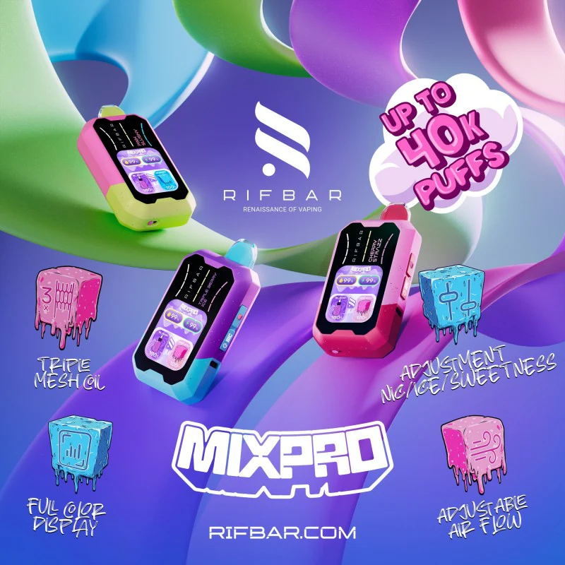 RifBar MixPro 40K Puffs Disposable Vape Device - Image 2