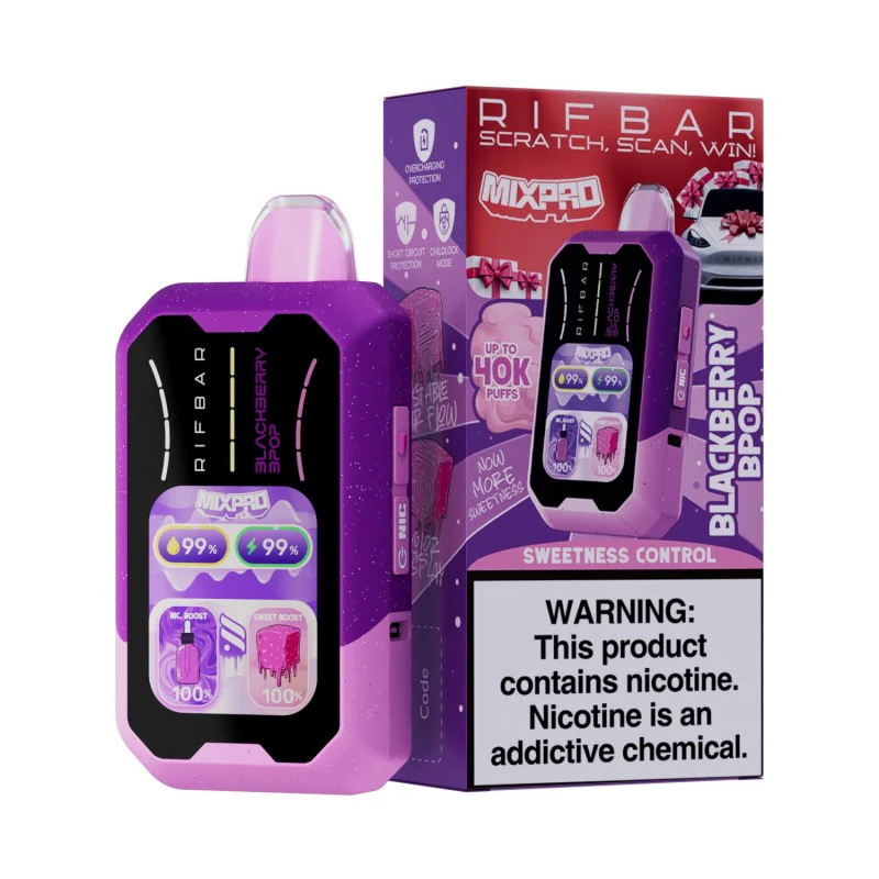 RifBar MixPro 40K Puffs Disposable Vape Device - Image 8