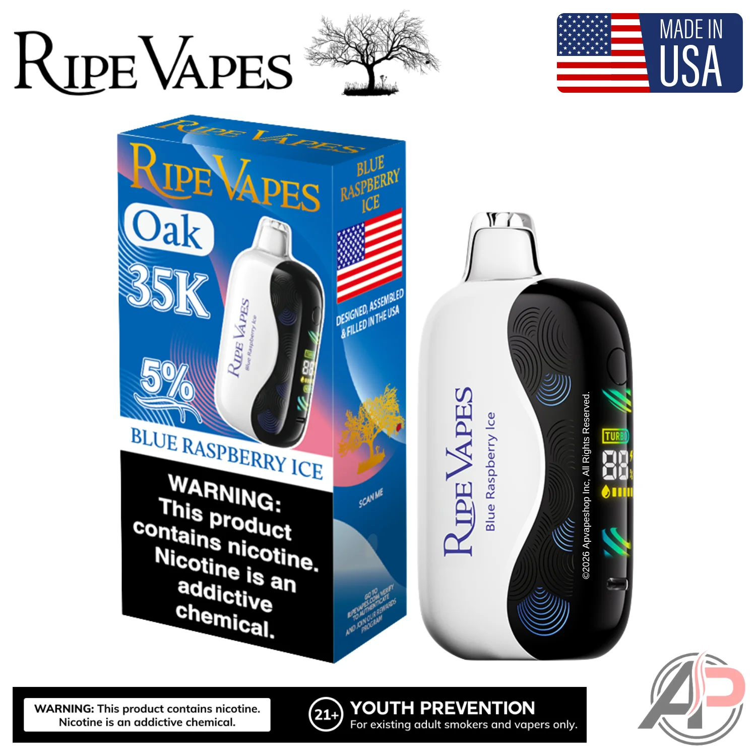 Ripe Vapes Oak 35000 Puffs Disposable Vape Device - Image 10