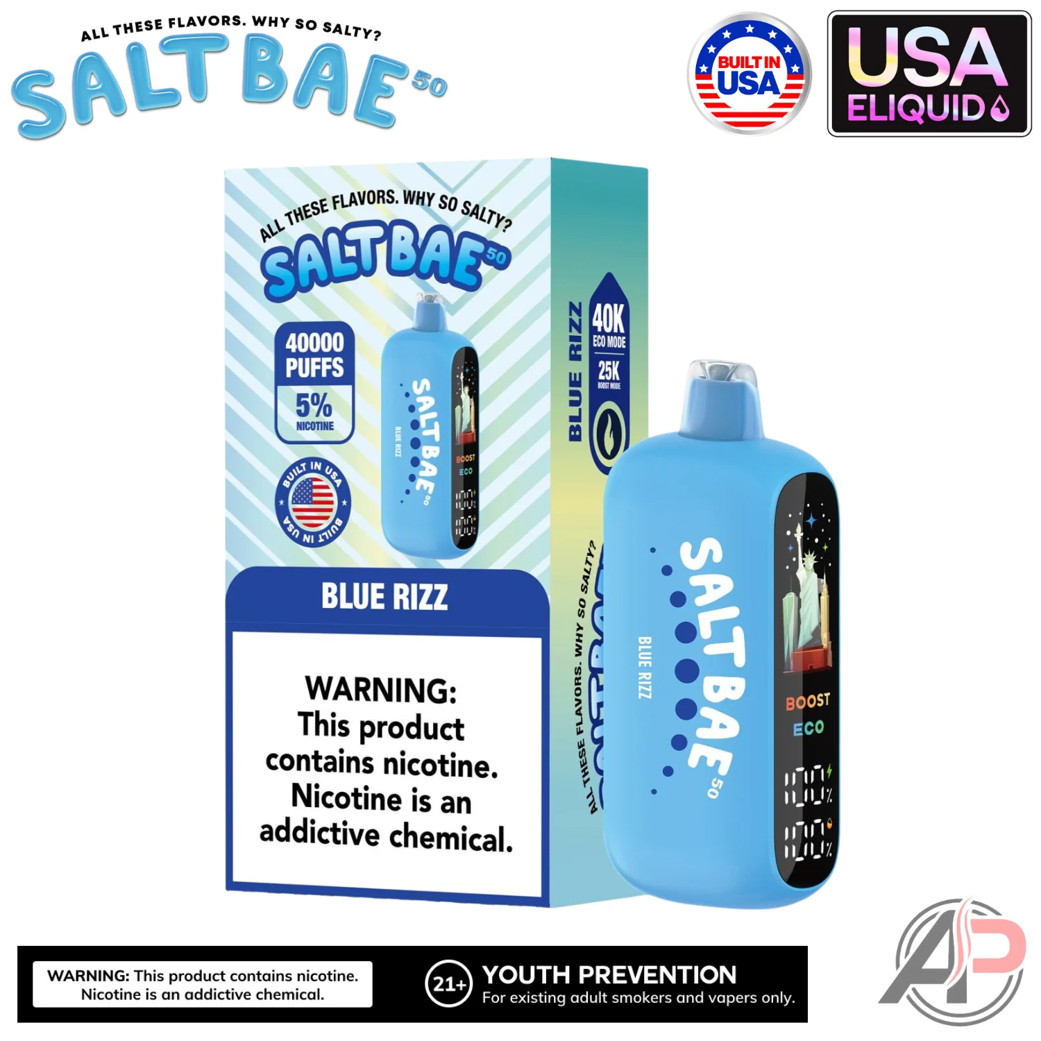 Salt Bae 50 40k Puffs Disposable Vape Device - Image 11