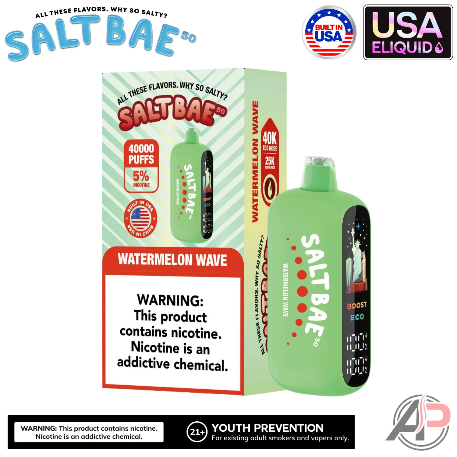 Salt Bae 50 40k Puffs Disposable Vape Device - Image 2
