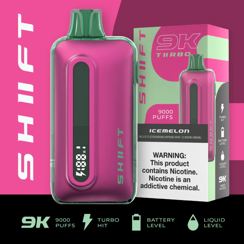 Shiift Tiirbo 9000 Puffs Disposable Vape Device - Image 13
