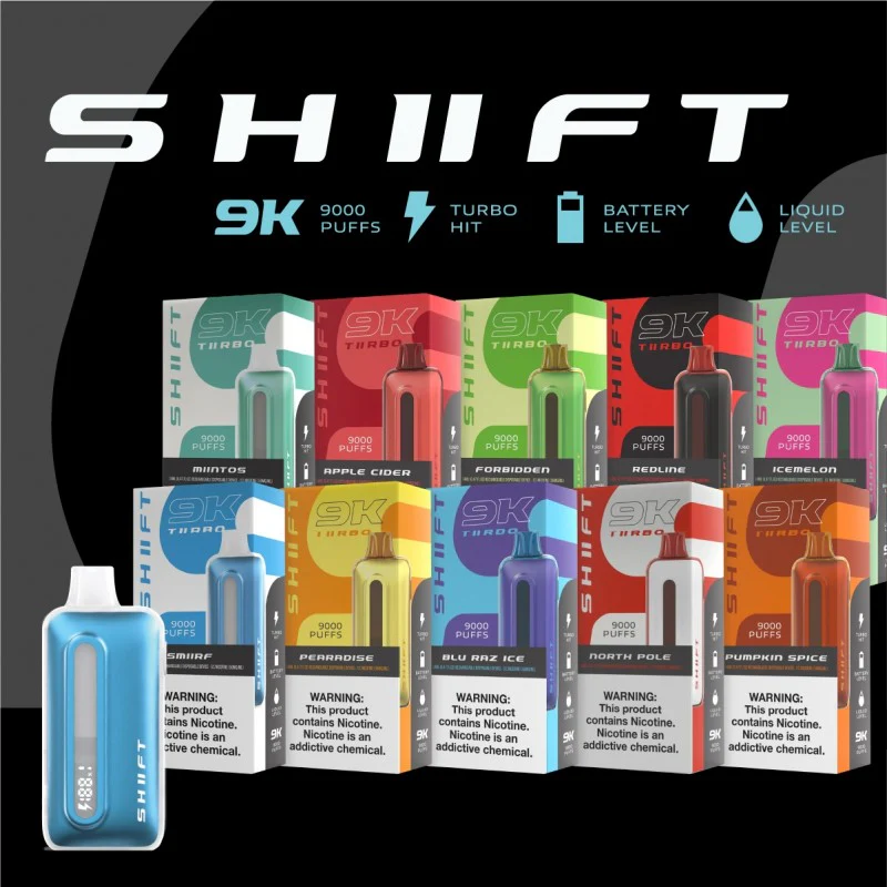 Shiift Tiirbo 9000 Puffs Disposable Vape Device - Image 2