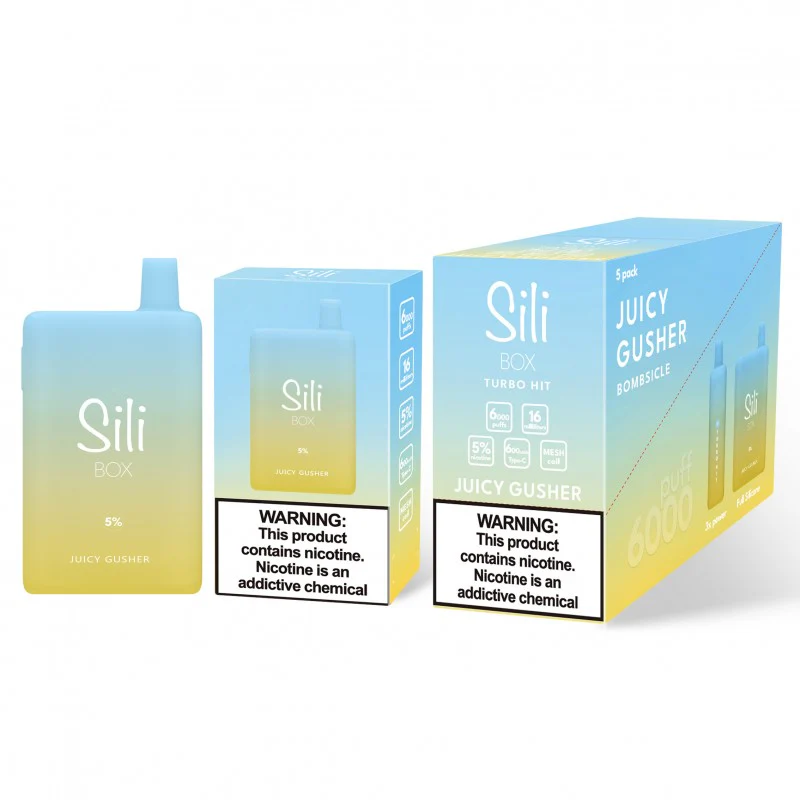 Sili Box Turbo Hit 6000 Puffs Disposable Vape Device - Image 13
