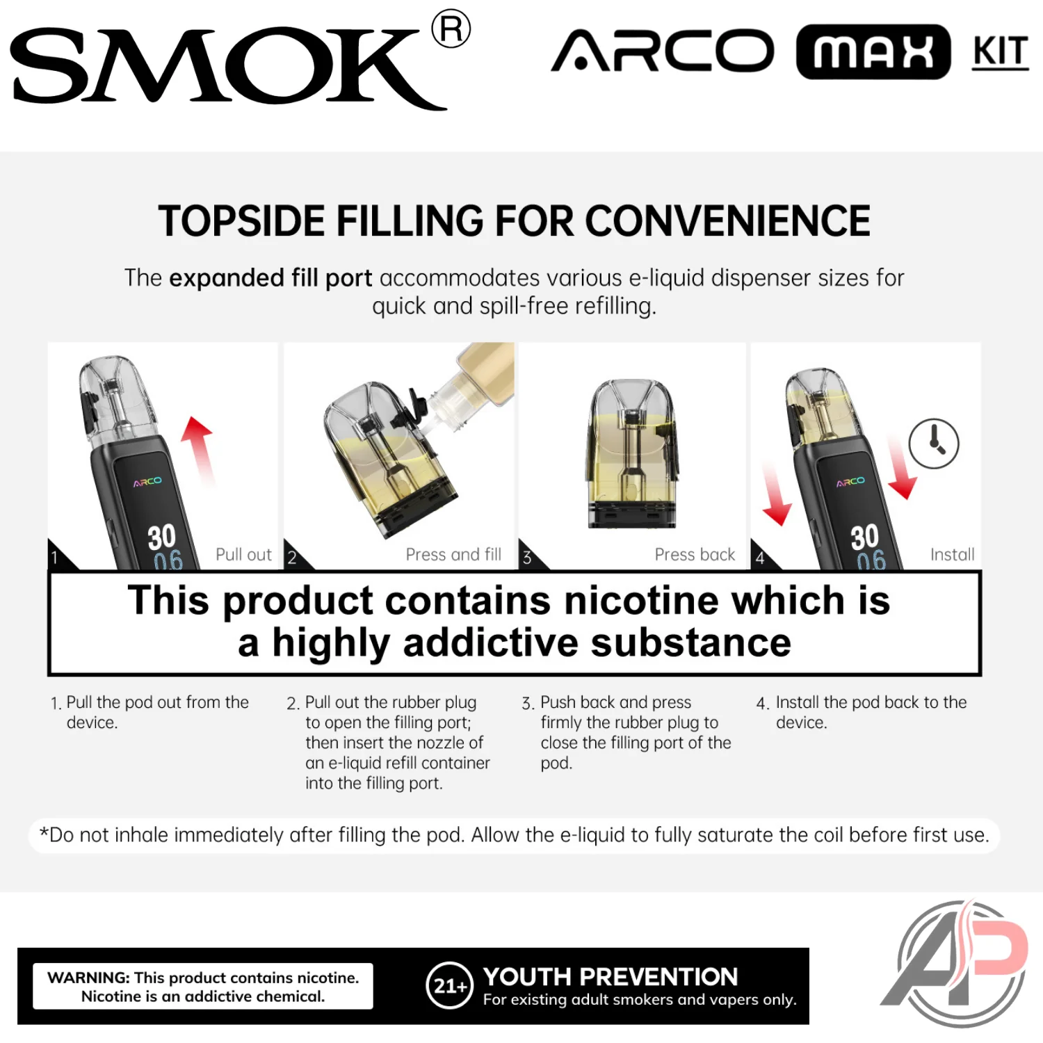 Smok Arco Replacement Pods 3 Pack - Image 5