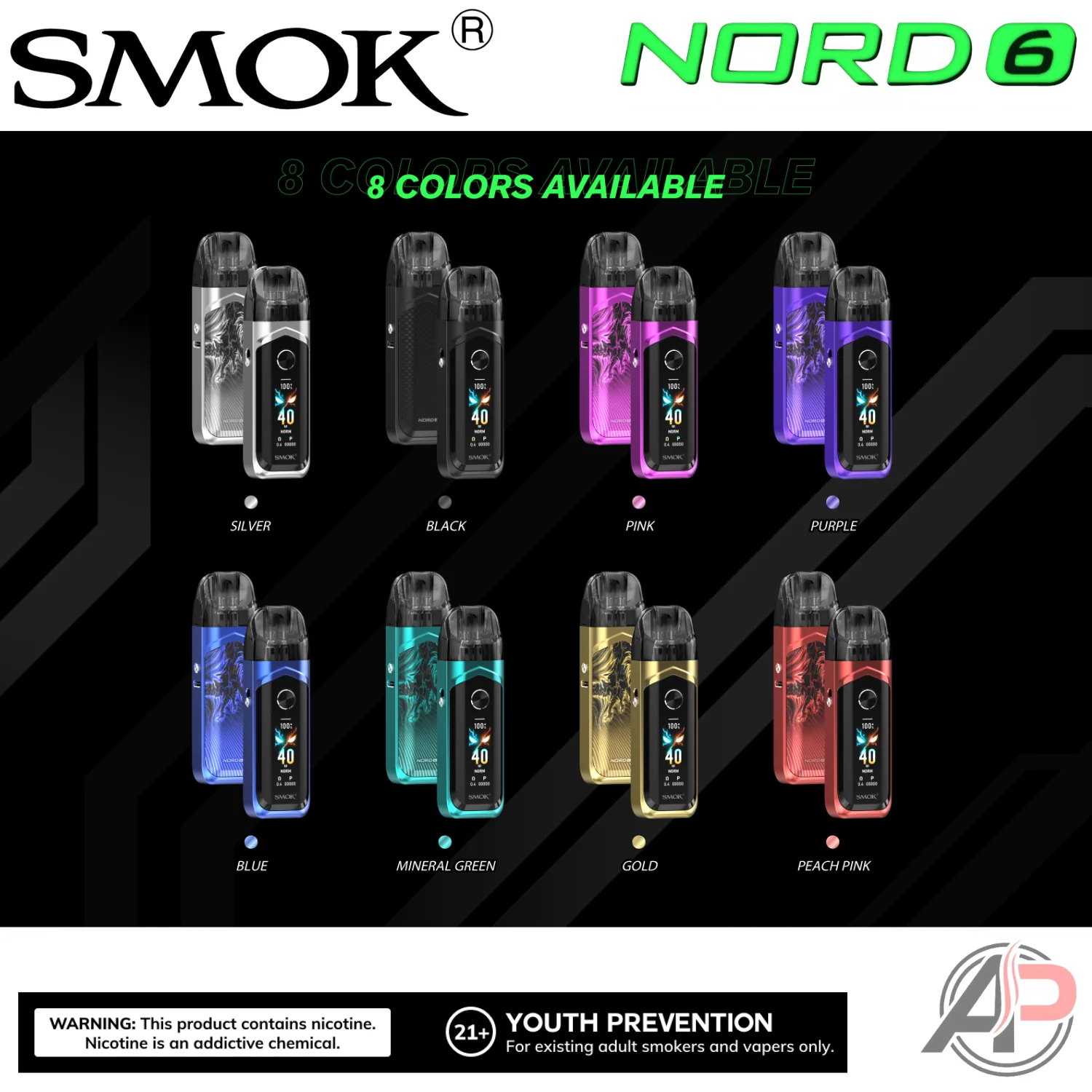 Smok Nord 6 80w Pod System Starter Kit Device - Image 3