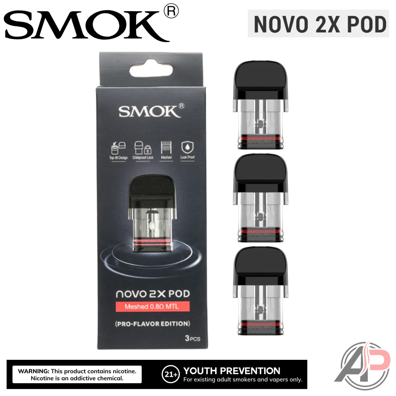 Smok Novo 2x Replacement Pods 3 Pack - Image 2
