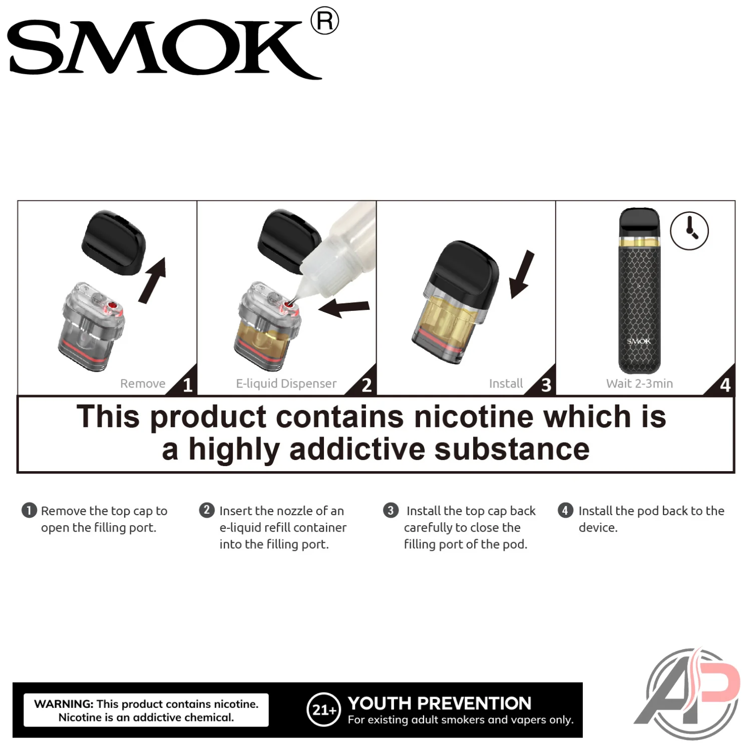 Smok Novo 2x Replacement Pods 3 Pack - Image 4