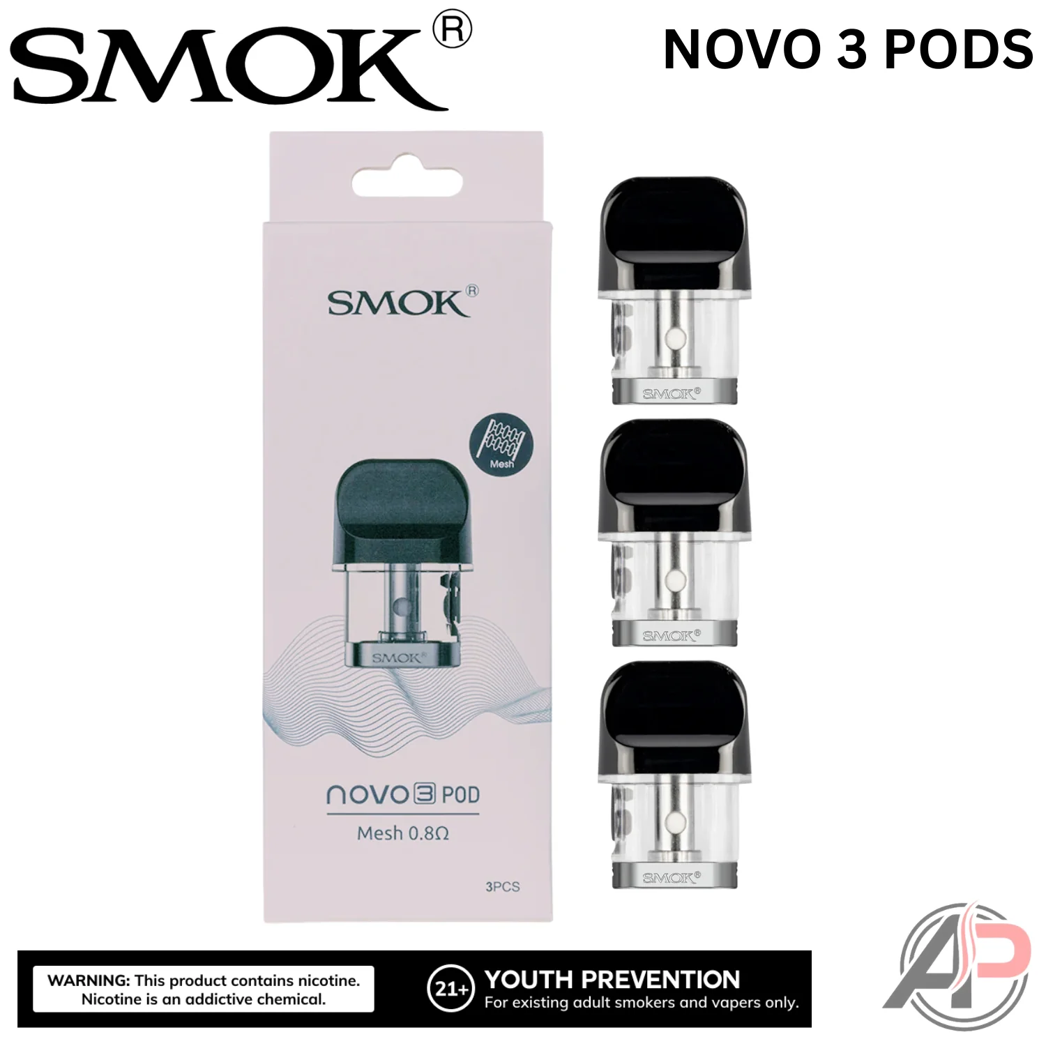 Smok Novo 3 Replacement Pods 3 Pack - Image 2