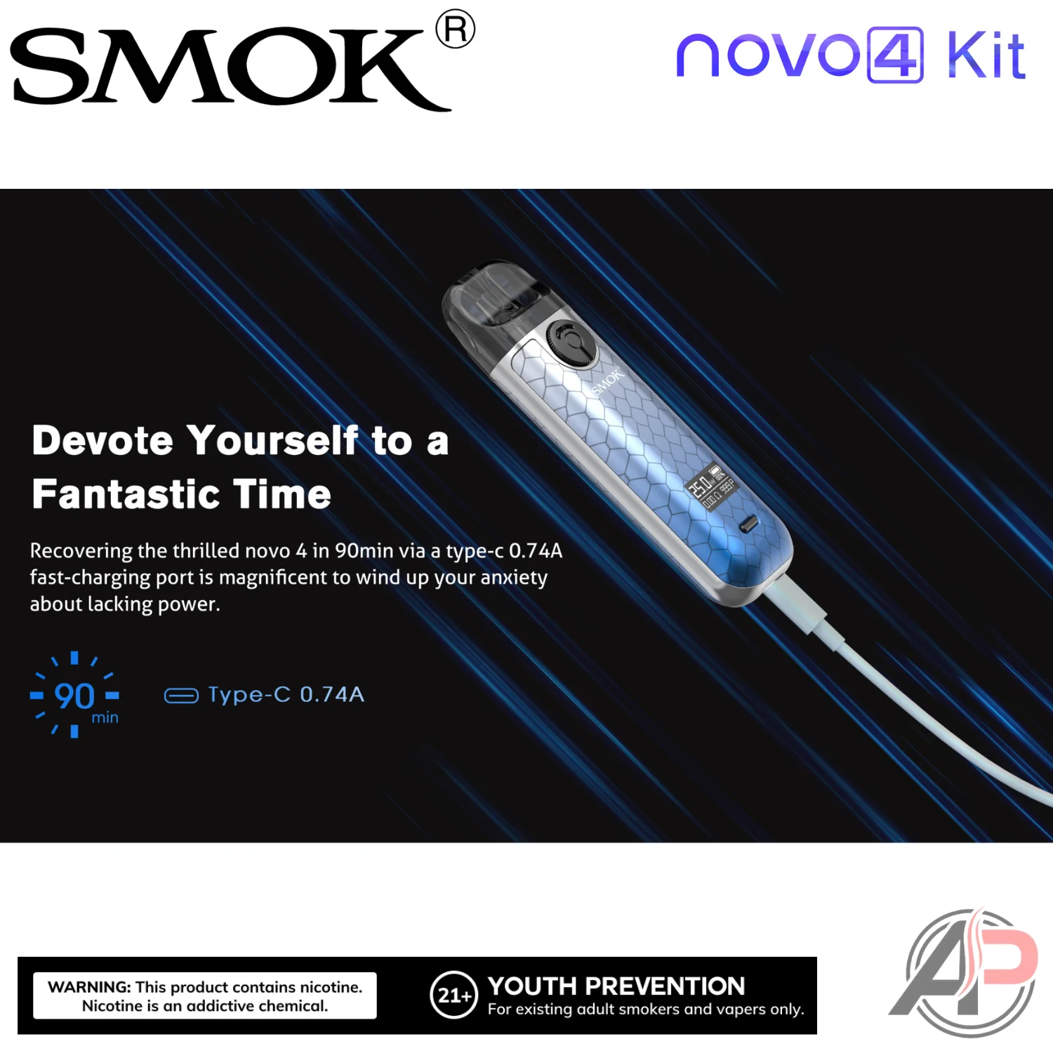 Smok Novo 4 25w Pod System Starter Kit Device - Image 5