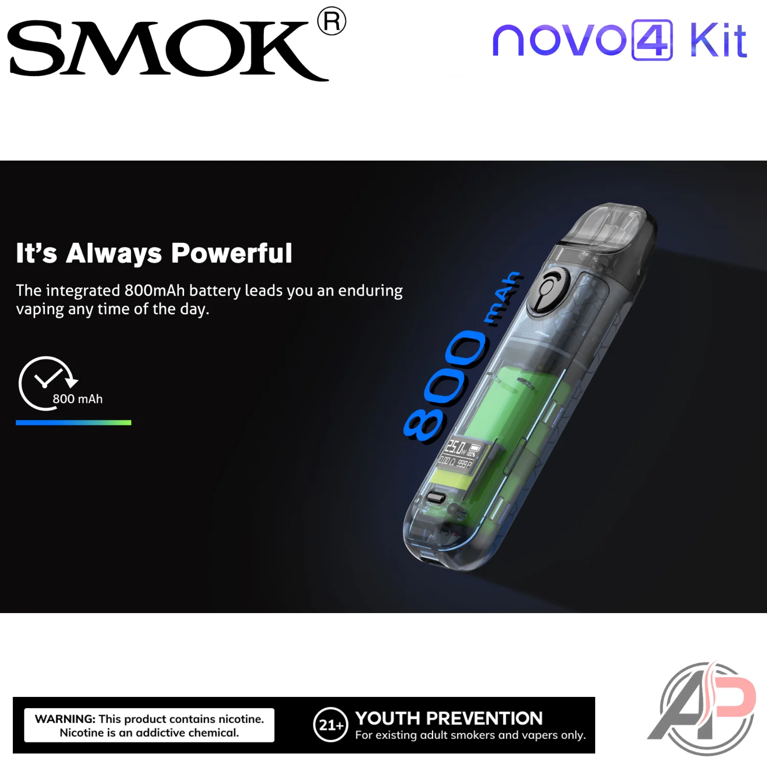 Smok Novo 4 25w Pod System Starter Kit Device - Image 6