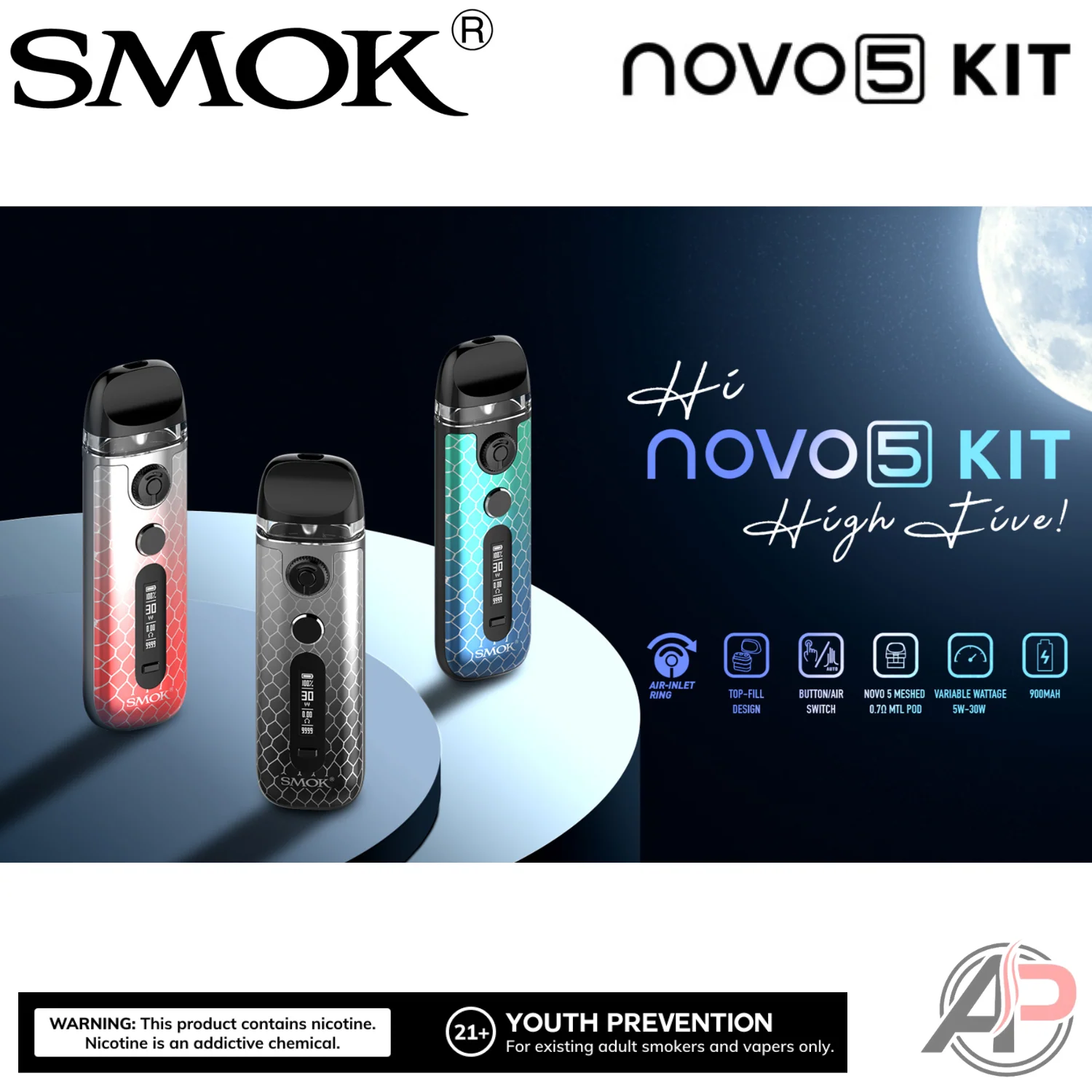 Smok Novo 5 Pod System Starter Kit Device - Image 2