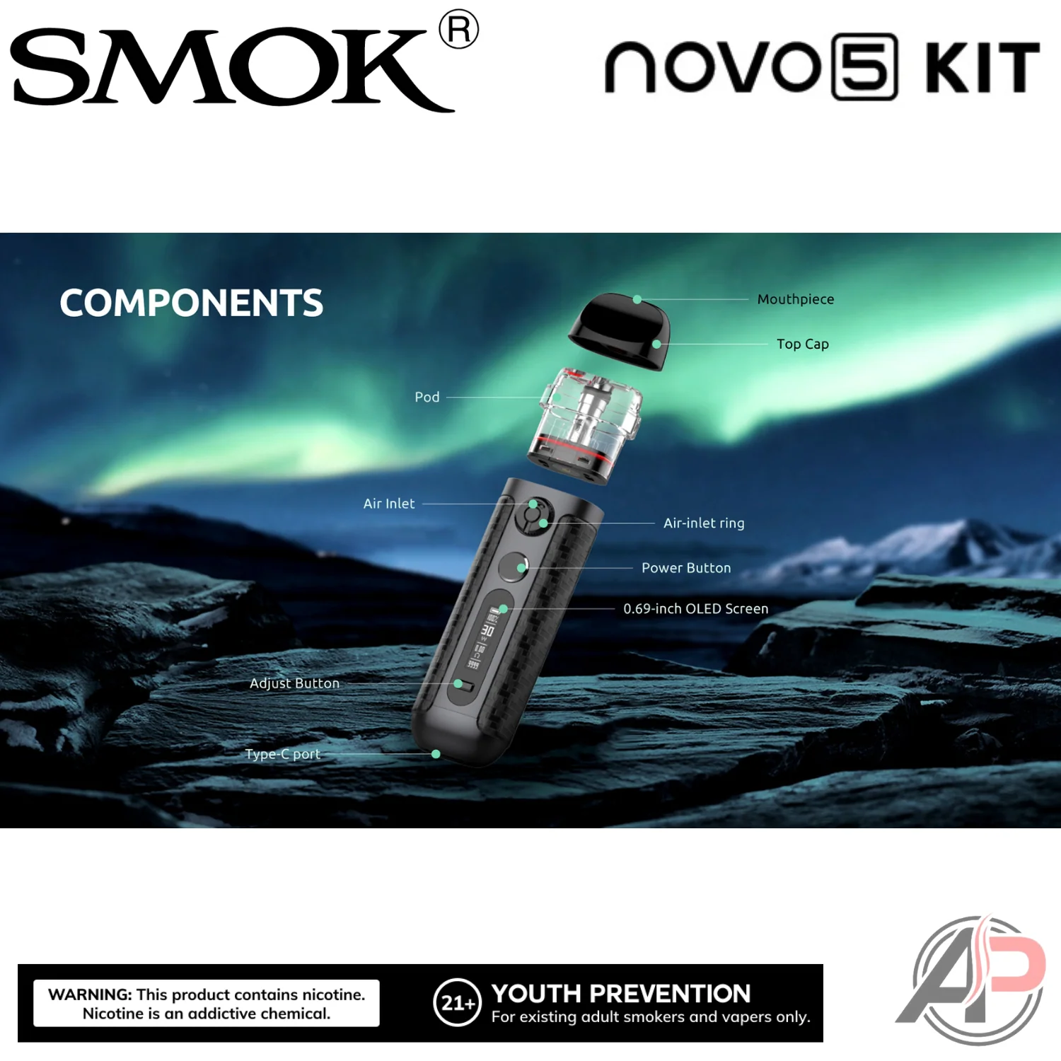 Smok Novo 5 Pod System Starter Kit Device - Image 5