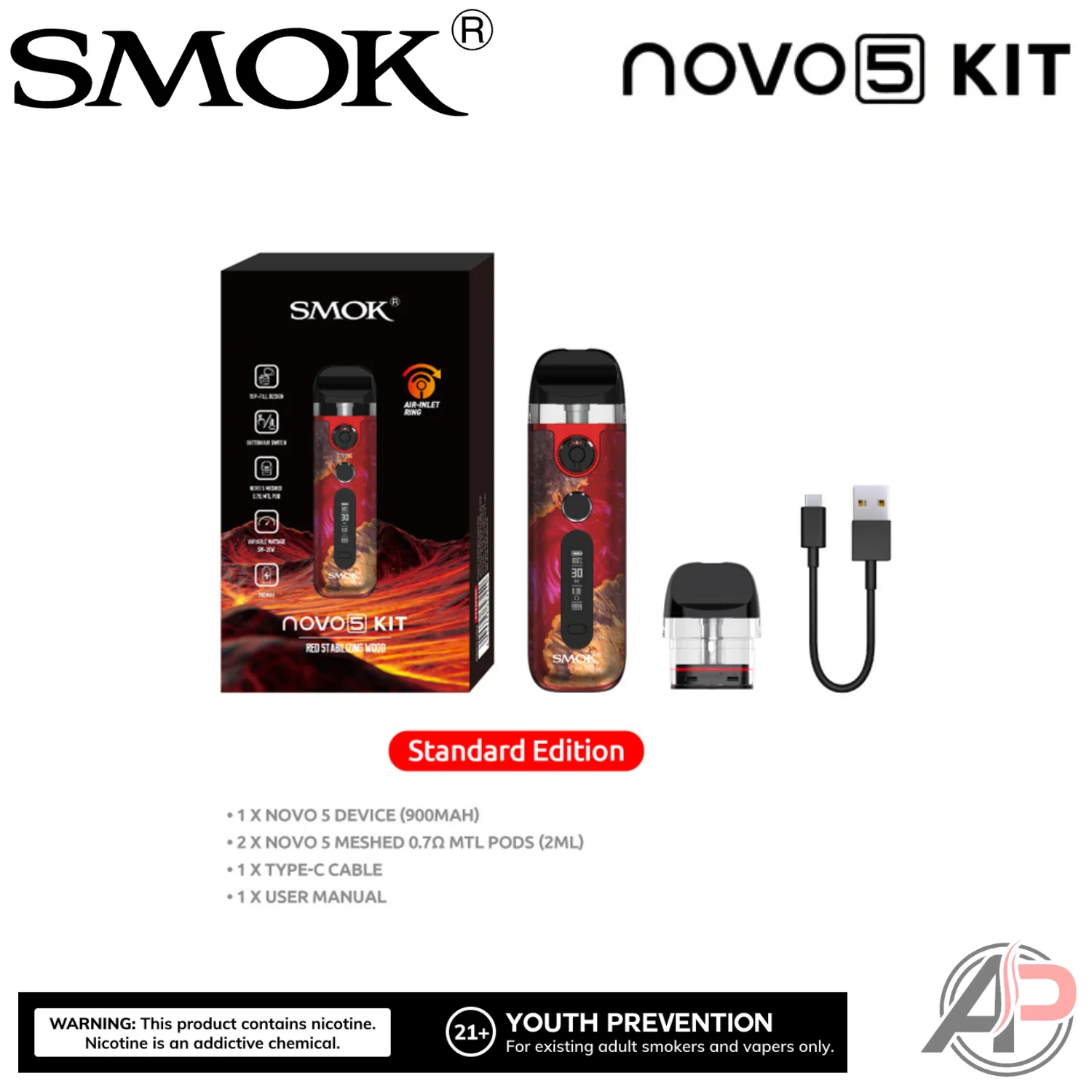 Smok Novo 5 Pod System Starter Kit Device - Image 9