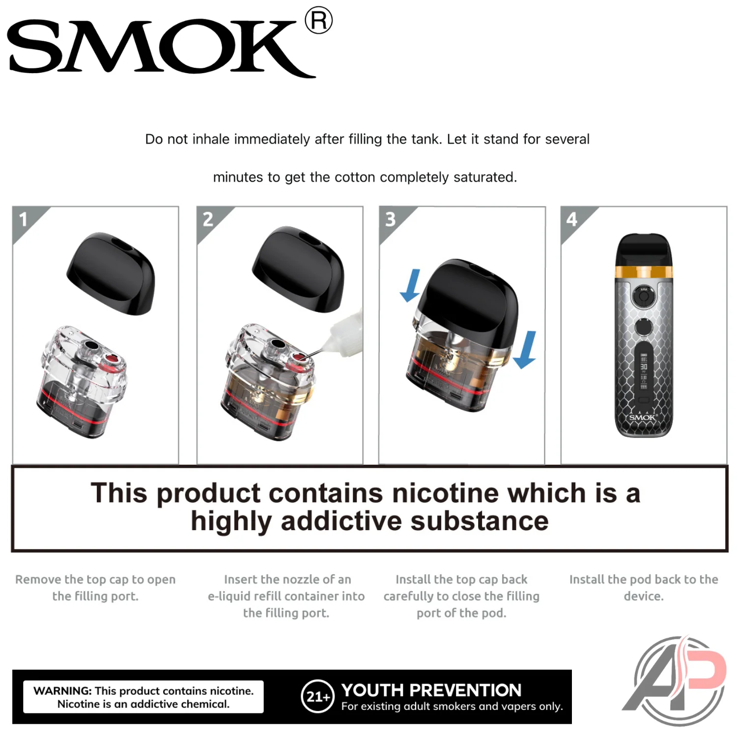 Smok Novo 5 Replacement Pods 3 Pack - Image 2