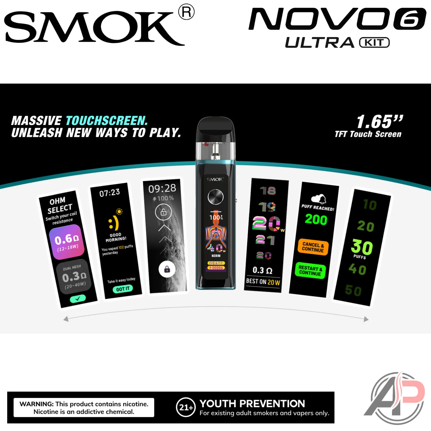 Smok Novo 6 Ultra Pod System Starter Kit Device - Image 10