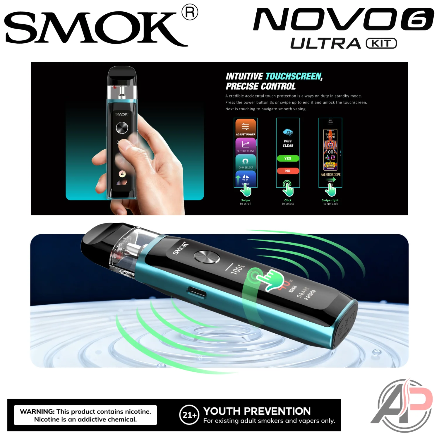 Smok Novo 6 Ultra Pod System Starter Kit Device - Image 11